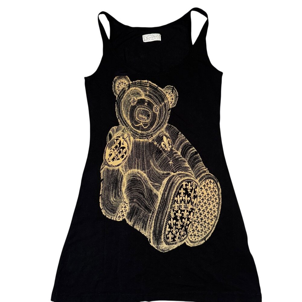 Lauren Moshi Limited Quantity Teddy Bear Print Tank Top Size XS